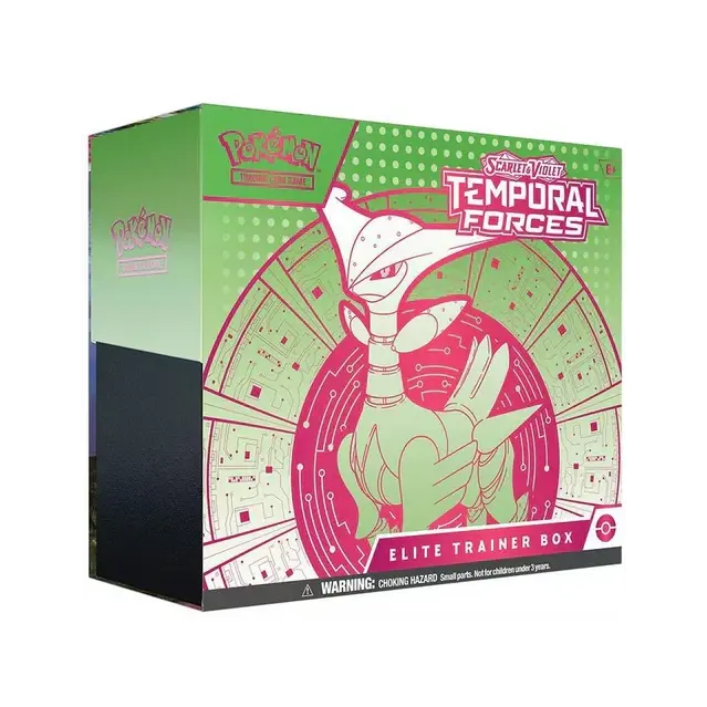 Pokemon TCG SV5 Temporal Forces Elite Trainer Box (Iron Leaves) TCG Shops